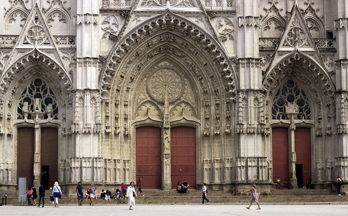 Cathédrale centre ville de Nantes